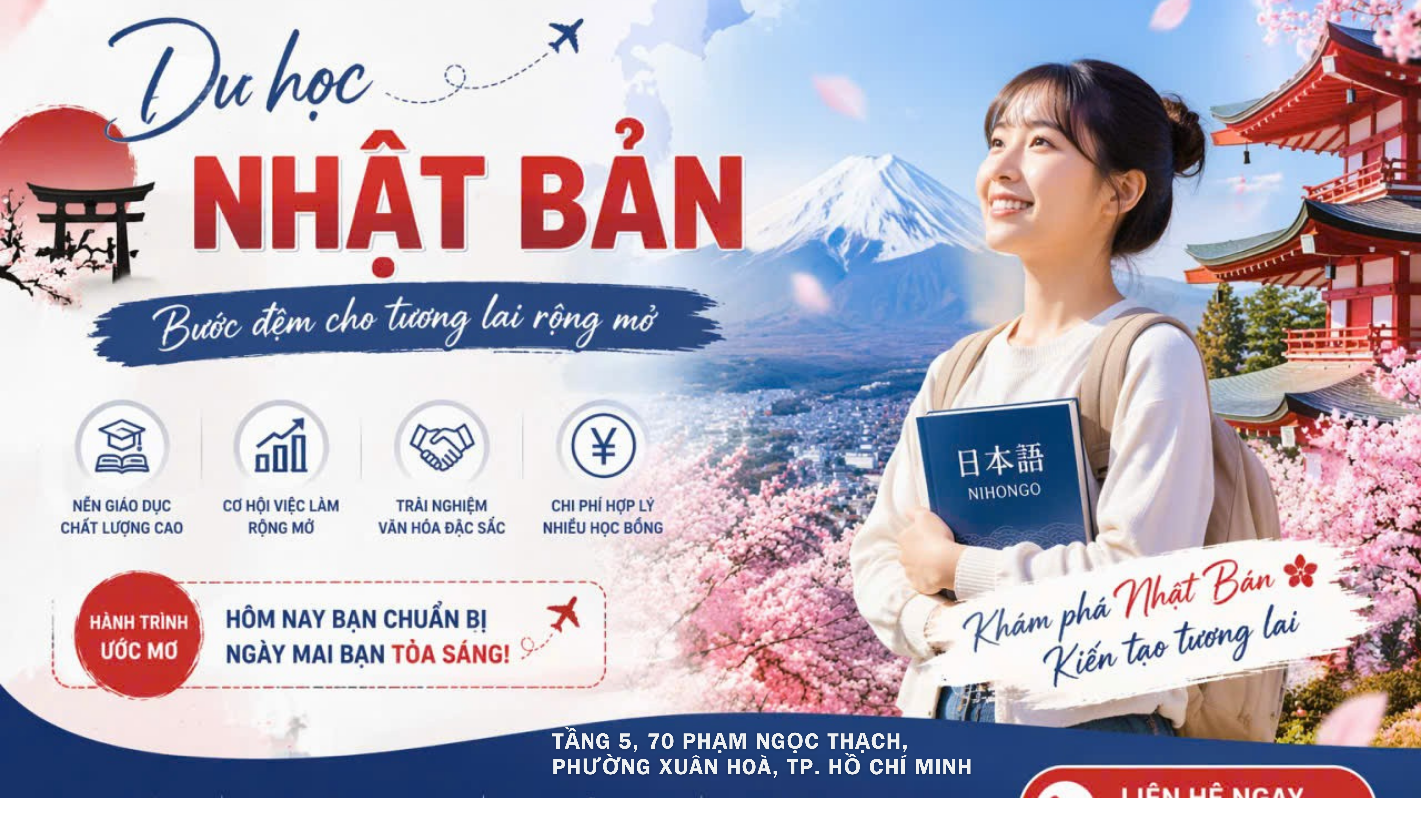 Banner du học Nhật Bản của Wakaba