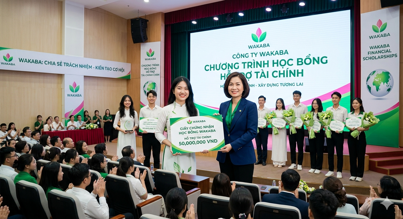 Sự kiện trao học bổng của Wakaba