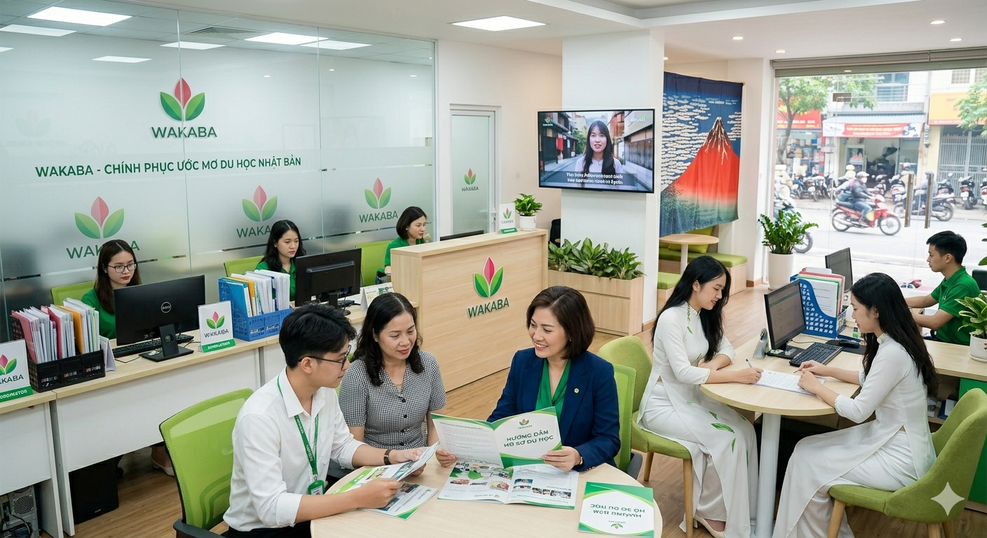 Không gian tư vấn tại văn phòng Wakaba